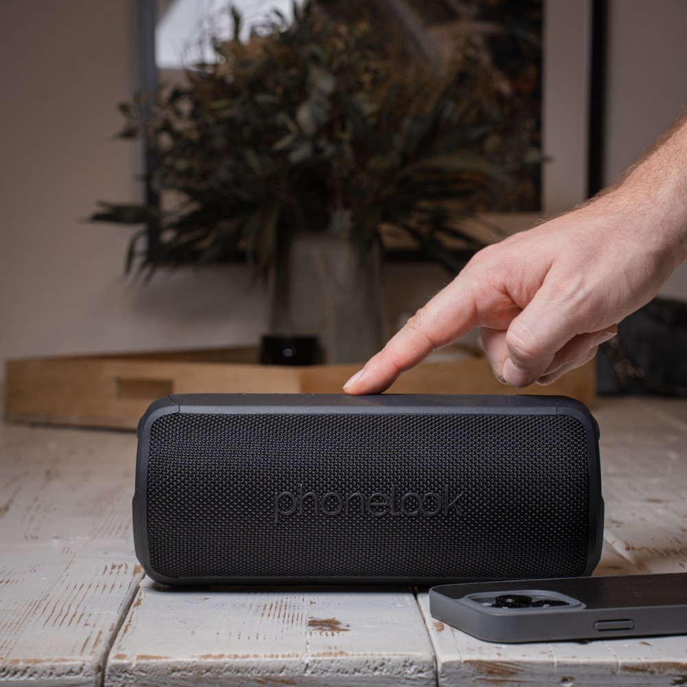 PhoneLook Soundbox Max - Enceinte Bluetooth portable sans fil puissante et étanche (30W, USB-C)