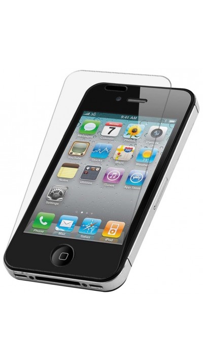 Tempered Glass iPhone 4/4s - Vitre de protection d'écran en verre trempé