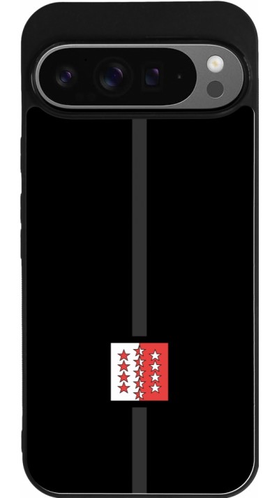 Google Pixel 9 Pro XL Case Hülle - Silikon schwarz Kanton VS schwarz
