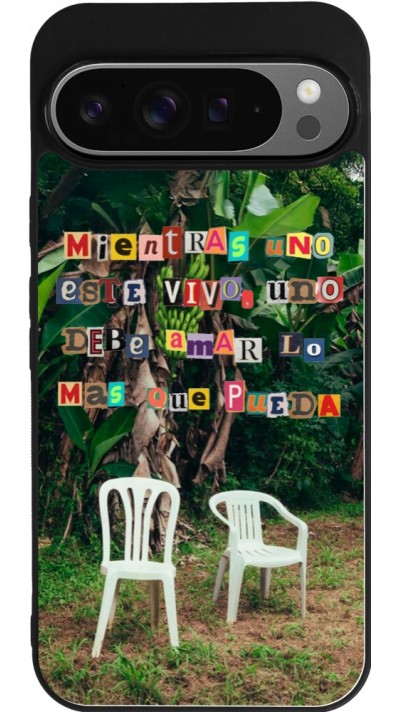 Google Pixel 9 Pro XL Case Hülle - Silikon schwarz Chairs DTMF