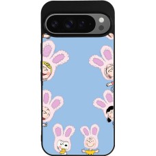 Google Pixel 9 Pro XL Case Hülle - Silikon schwarz Easter 2026 Snoopy