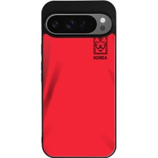 Google Pixel 9 Pro XL Case Hülle - Silikon schwarz Südkorea 2022 personalisierbares Fussballtrikot