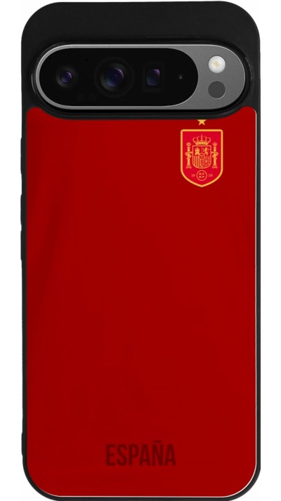 Google Pixel 9 Pro XL Case Hülle - Silikon schwarz Spanien 2022 personalisierbares Fußballtrikot