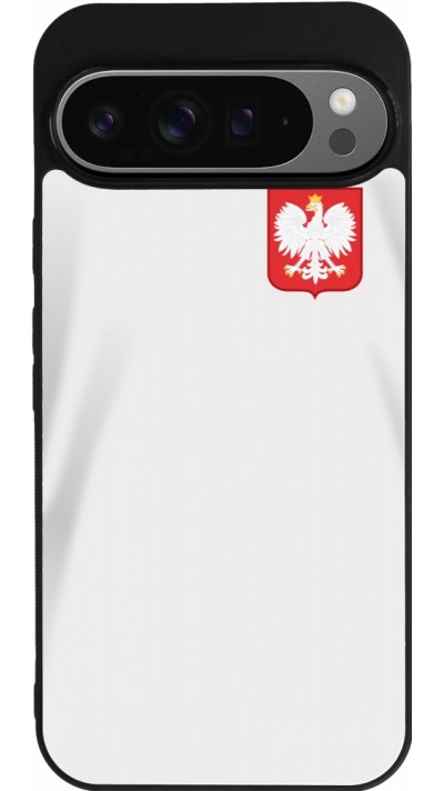 Google Pixel 9 Pro XL Case Hülle - Silikon schwarz Polen 2022 personalisierbares Fussballtrikot
