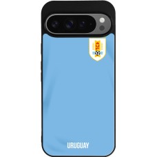 Google Pixel 9 Pro XL Case Hülle - Silikon schwarz Uruguay 2022 personalisierbares Fussballtrikot