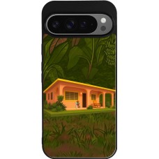 Coque Google Pixel 9 Pro XL - Silicone rigide noir Benitos house DTMF