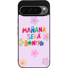 Google Pixel 9 Pro XL Case Hülle - Silikon schwarz Karol G Manana sera bonito