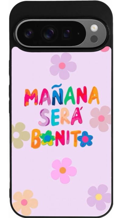 Google Pixel 9 Pro XL Case Hülle - Silikon schwarz Karol G Manana sera bonito