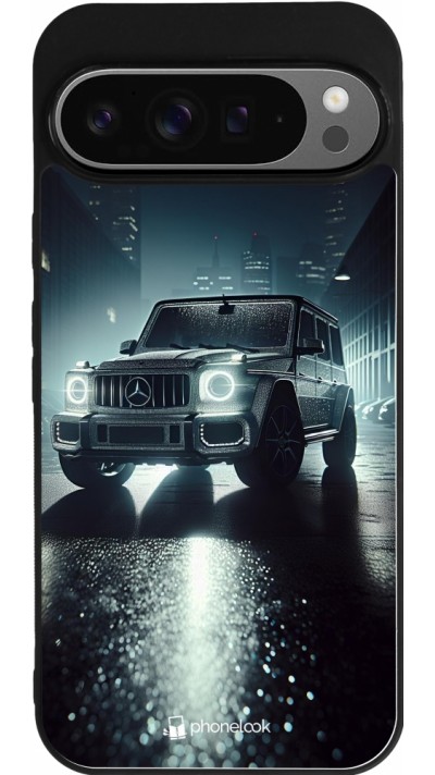 Google Pixel 9 Pro XL Case Hülle - Silikon schwarz Mercedes G AMG Nacht