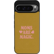 Google Pixel 9 Pro XL Case Hülle - Silikon schwarz Mom 2026 Are Magic