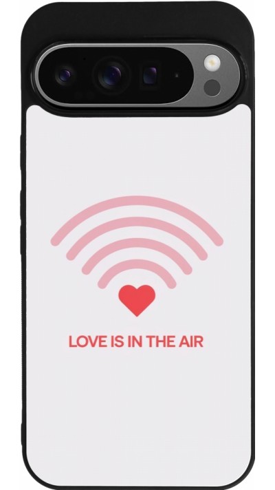 Google Pixel 9 Pro XL Case Hülle - Silikon schwarz Saint Valentines Day 26 Love is in the air