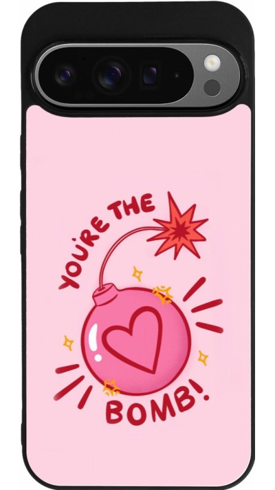 Google Pixel 9 Pro XL Case Hülle - Silikon schwarz Saint Valentines Day 26 You are the bomb