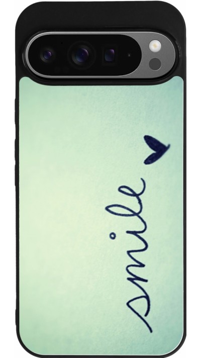 Google Pixel 9 Pro XL Case Hülle - Silikon schwarz Smile