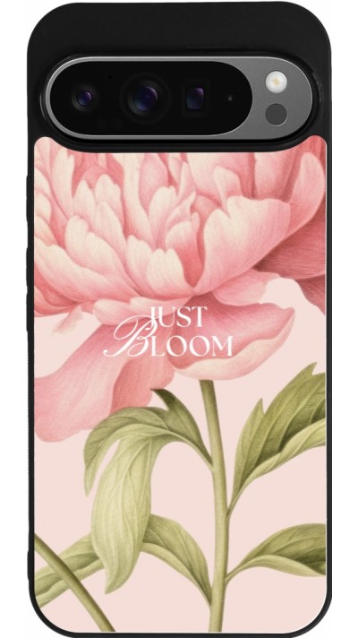 Google Pixel 9 Pro XL Case Hülle - Silikon schwarz Just Bloom Spring 2026