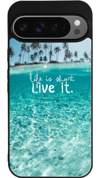 Google Pixel 9 Pro XL Case Hülle - Silikon schwarz Summer 18 24