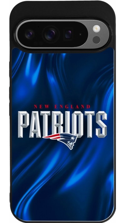 Google Pixel 9 Pro XL Case Hülle - Silikon schwarz Super Bowl 26 Patriots 2