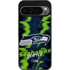 Google Pixel 9 Pro XL Case Hülle - Silikon schwarz Super Bowl 26 Seattle 2