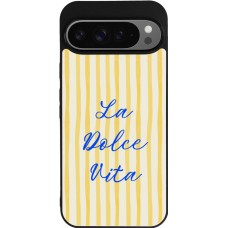 Google Pixel 9 Pro XL Case Hülle - Silikon schwarz The good life 2026