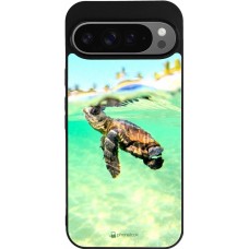 Google Pixel 9 Pro XL Case Hülle - Silikon schwarz Turtle Underwater