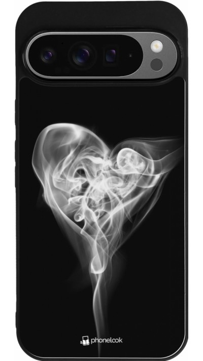 Google Pixel 9 Pro XL Case Hülle - Silikon schwarz Valentine 2022 Black Smoke