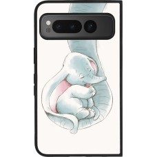 Coque Google Pixel Fold - Silicone rigide noir Mom 1903