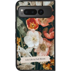 Google Pixel Fold Case Hülle - Silikon schwarz Full Bloom Spring 2026