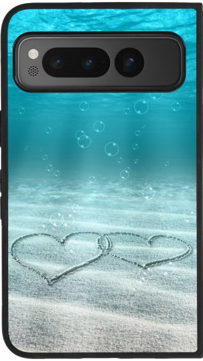 Coque Google Pixel Fold - Silicone rigide noir Summer 18 19