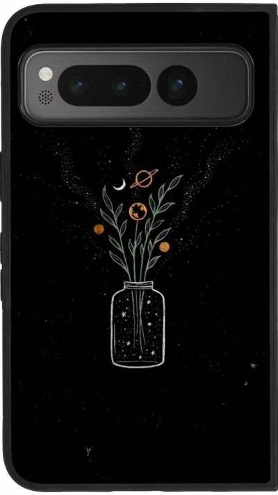 Google Pixel Fold Case Hülle - Silikon schwarz Vase black