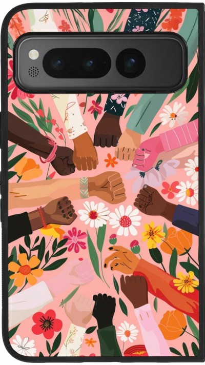 Google Pixel Fold Case Hülle - Silikon schwarz Womens day 2026 8