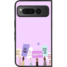 Coque Google Pixel Fold - Silicone rigide noir Womens day 2026 9