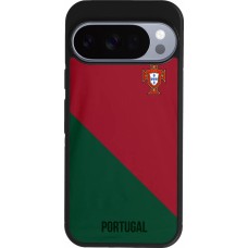 Coque Google Pixel 10 / Pixel 10 Pro - Silicone rigide noir Maillot de football Portugal 2022