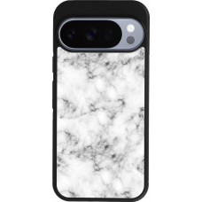 Coque Google Pixel 10 / Pixel 10 Pro - Silicone rigide noir Marble 01