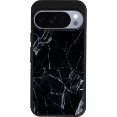 Coque Google Pixel 10 / Pixel 10 Pro - Silicone rigide noir Marble Black 01