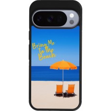 Google Pixel 10 / Pixel 10 Pro Case Hülle - Silikon schwarz Summer 2025 Bring me to the beach