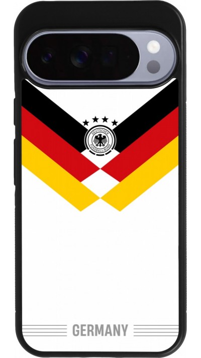 Google Pixel 10 Pro XL Case Hülle - Silikon schwarz Deutschland 2026 personalisierbares Fussballtrikot