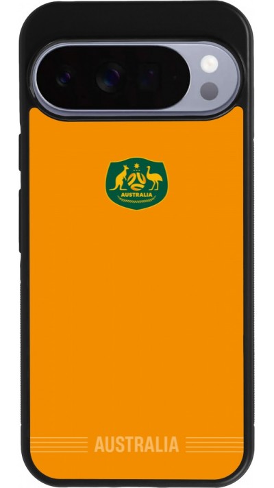 Google Pixel 10 Pro XL Case Hülle - Silikon schwarz Australien 2026 personalisierbares Fussballtrikot