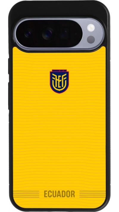 Google Pixel 10 Pro XL Case Hülle - Silikon schwarz Ecuador 2026 personalisierbares Fussballtrikot