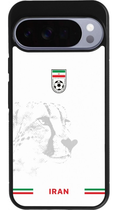 Google Pixel 10 Pro XL Case Hülle - Silikon schwarz Iran 2026 personalisierbares Fussballtrikot