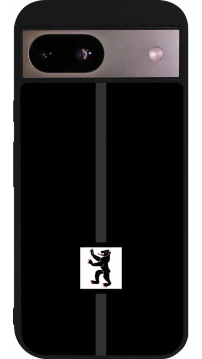 Google Pixel 8a Case Hülle - Silikon schwarz Kanton AI schwarz