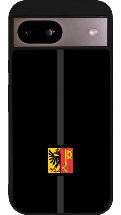 Google Pixel 8a Case Hülle - Silikon schwarz Kanton GE schwarz