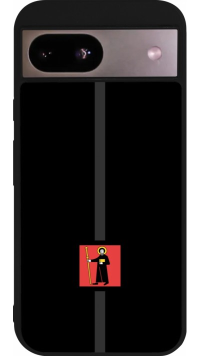 Google Pixel 8a Case Hülle - Silikon schwarz Kanton GL schwarz