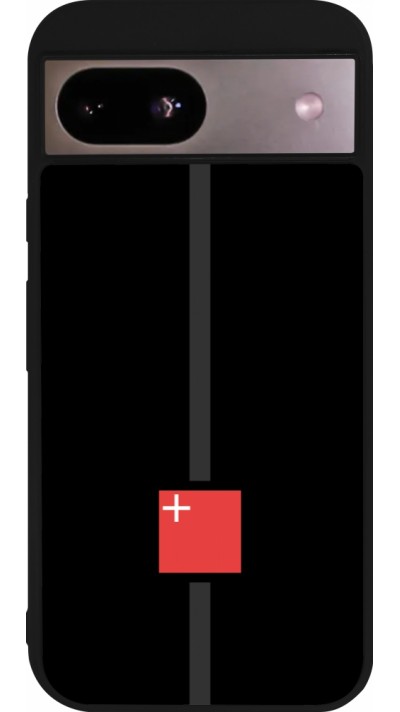 Google Pixel 8a Case Hülle - Silikon schwarz Kanton SZ schwarz