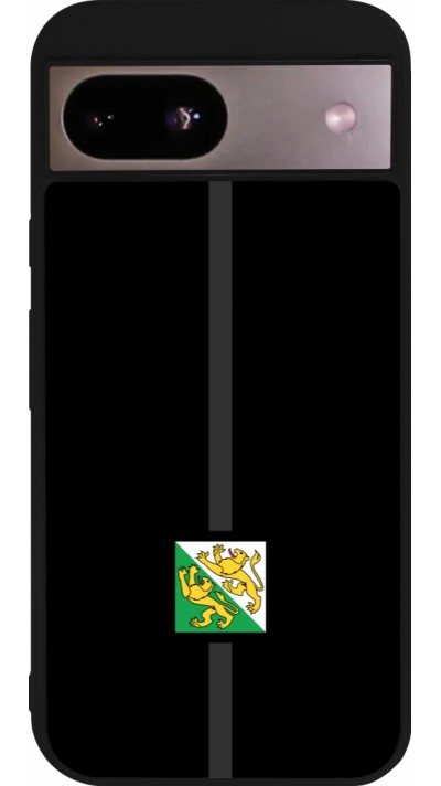 Google Pixel 8a Case Hülle - Silikon schwarz Kanton TG schwarz