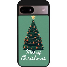 Google Pixel 8a Case Hülle - Silikon schwarz Christmas 25 Xmas Tree