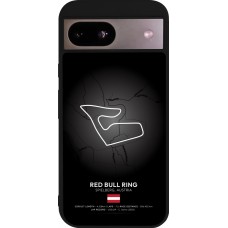 Coque Google Pixel 8a - Silicone rigide noir F1 Track 2025 Austria