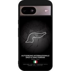 Coque Google Pixel 8a - Silicone rigide noir F1 Track 2025 Emilia-Rogmana