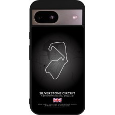 Coque Google Pixel 8a - Silicone rigide noir F1 Track 2025 Great Britan