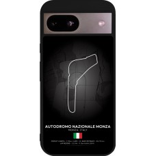 Coque Google Pixel 8a - Silicone rigide noir F1 Track 2025 Italy