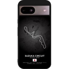 Coque Google Pixel 8a - Silicone rigide noir F1 Track 2025 Japan