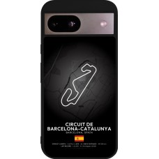 Coque Google Pixel 8a - Silicone rigide noir F1 Track 2025 Spain